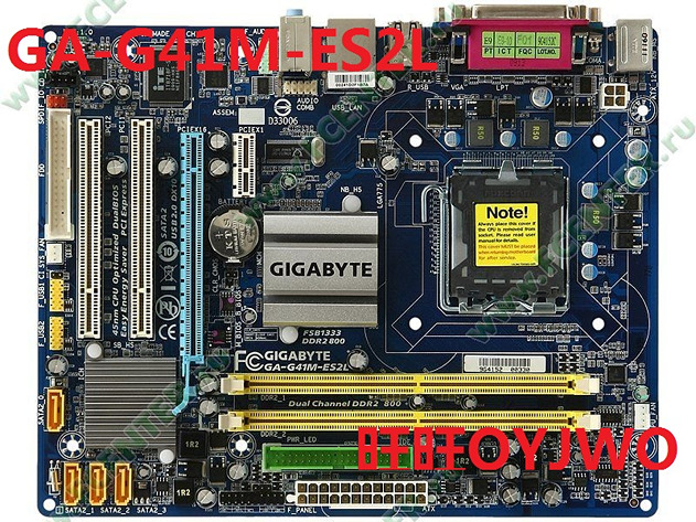 Gigabyte GA-G41MT-ES2L Rev 1.0 LGA775 Motherboard With BP